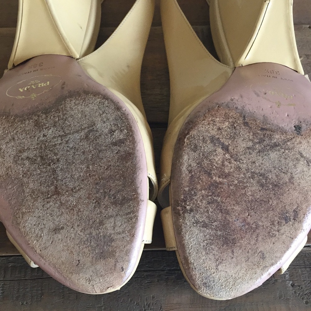 Authentic Prada Wedge Slingbacks - image 6